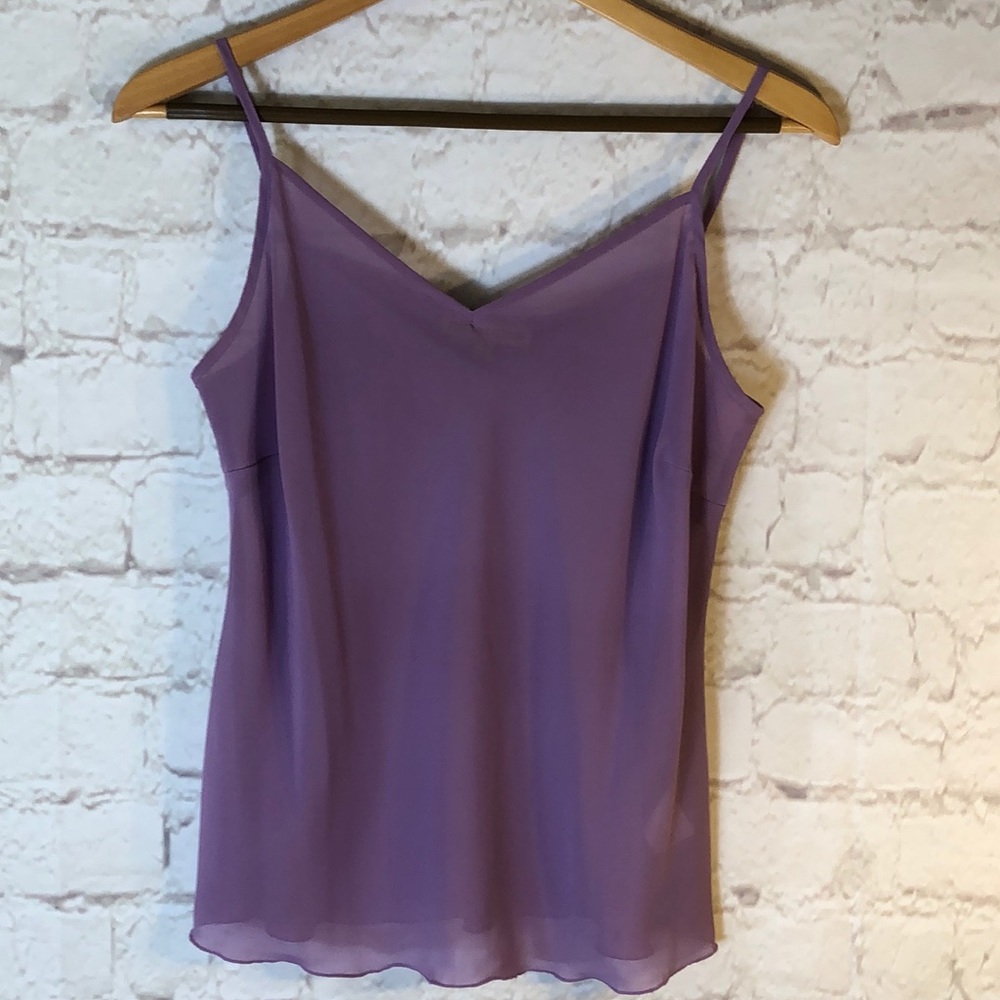 NEW NOTATIONS SHEER LINGERIE TOP